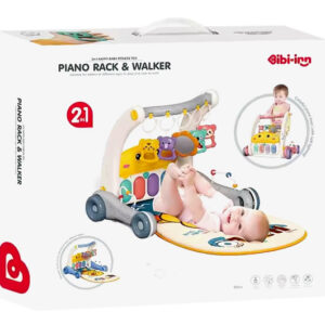 Ходунки-каталка з килимком 6049 на батарейках, в коробці р.43x39x10,5 см YG Toys