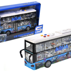 Автобус інерційний JS123-C озвучений, зі світлом, в коробці р.33x9,5x16,5 см YG Toys