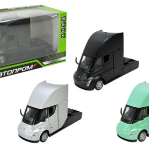 Машина AP74225 TESLA Semi Truck Head батарейки, світло, звук, відкриваються двері, р.19.5x9x9 см АВТОПРОМ