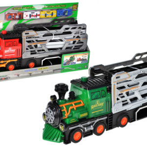 Потяг інерційний 8907 з набором машинок, в коробці р.47,5x12x25,5 см YG Toys
