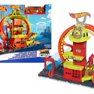 Ігровий набір-трек "Супер петля з пожежною станцією" Hot Wheels HKX41