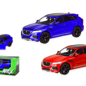 Машина металева WELLY, 24070W, 1:25 JAGUAR F-PACE, відкр.двері, капот, 2 кольори,р-р іграш.18.5*7.5*6 см, короб.23*11*10 см