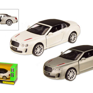 Машина металева 4320 "АВТОПРОМ",1:43 BENTLEY, 2 кольори, відкриваються двері, коробка 14,5*6,5*7 см