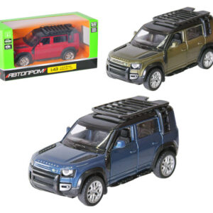 Машина металева 4356 "Автопром" 1:43, 2020 Land Rover Defender 110, відкриваються двері, коробка 14,5 * 6,5 * 7см