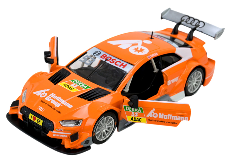 Машина металева 68448 1:32 Audi RS 5 DTM, 2 кольори, світло, звук, в коробці 18x9x8 см АВТОПРОМ - Зображення 4