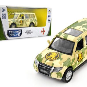 Машина 250361M "MITSUBISHI PAJERO 4WD TURBO Шеврони Героїв 47 ОМБР" TECHNODRIVE