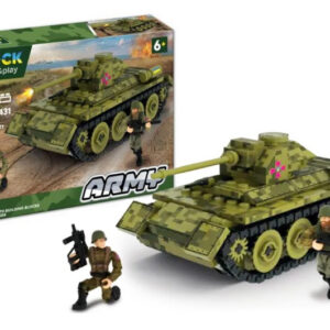 Конструктор PL-921-431 ARMY 301 деталь, інструкція на українській мові, наліпки в комплекті, коробка 37,5x25,5x6 см IBLOCK