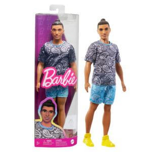 Лялька Кен "Модник" в футболці з візерунком пейслі Barbie