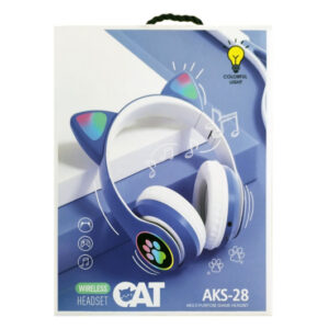 Дитячі блутуз навушники LED CAT EAR STN-28/VIV23M/STN-23M/AA10-2/P10-2