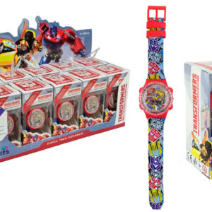 Годинник KH75/004L Transformers зі світлом, дисплей бокс р. 32x12,5x13 см