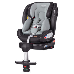 Автокрісло CRL-15801 "Asteroid+" Marble Grey 0+1/2/3 ISOFIX з поворотом та опорною стійкою CARRELLO