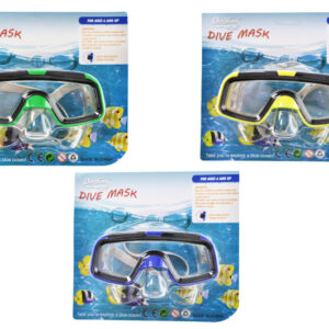 Маска для плавання 6808P від 6 років, на блістері р.17x15 см YG Toys