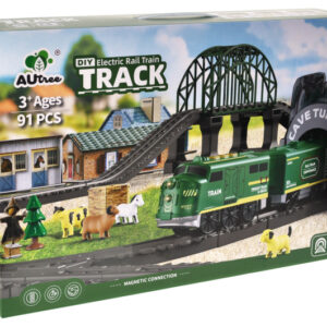 Залізна дорога AU8663 на батарейках, в коробці р.52x11x35 см YG Toys