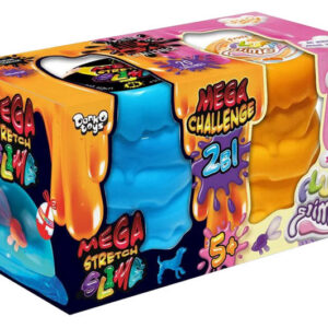Слайм FLS-03-01U "Mega Stretch & Fluffy Slime" в коробці 2 шт. DANKO