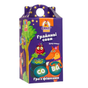 Настільна гра "Crazy Koko "Грайливі сови. Бачу слово!" VT8033-04 VladiToys