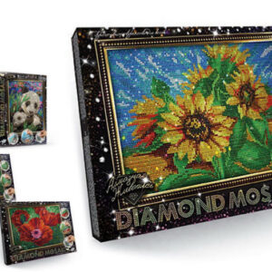 Набір креативної творчості "Алмазна мозаїка DIAMOND MOSAIC" малий DM-02-01,02,03,04...10 DANKO