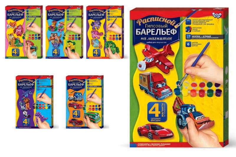 Набір для творчості "Барельєф" малий РГБ-02-01,02,03...12 DANKO