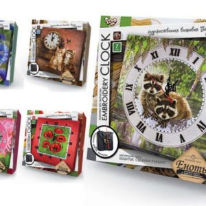 Комплект для творчості "Embroidery clock" EС-01-01,02,03,04,05 DANKO