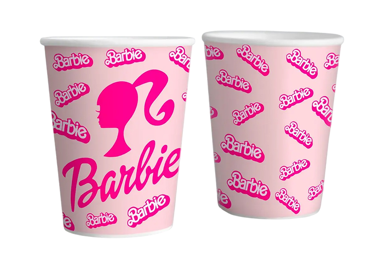 Паперові стаканчики 22942 "Barbie" 6шт/уп. (250мл.)