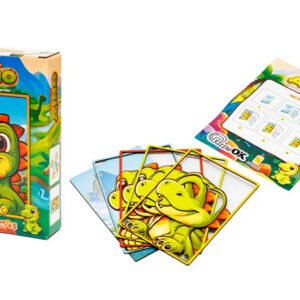 Картина пазл 3D Puz-40012 "Пригоди Діно" дерев'яна PuzzleOk