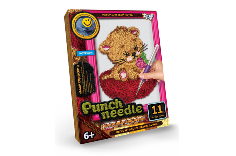 Набір для творчості "PUNCH NEEDLE" коврова вишивка PN-01-01,02,03,04,05...10 DANKO - Зображення 7
