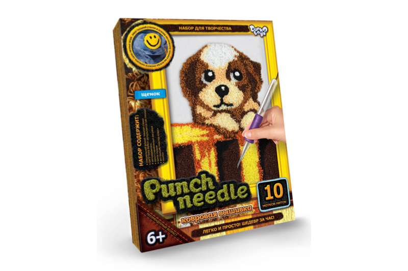 Набір для творчості "PUNCH NEEDLE" коврова вишивка PN-01-01,02,03,04,05...10 DANKO - Зображення 6