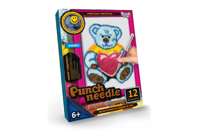Набір для творчості "PUNCH NEEDLE" коврова вишивка PN-01-01,02,03,04,05...10 DANKO - Зображення 8