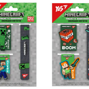 Закладки магнітні 708345 "Minecraft.Boom", 3 шт Yes