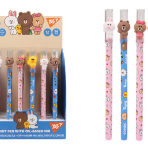 Ручка кулькова масляна 412174 "Line Friends", 0,7 мм, синя Yes
