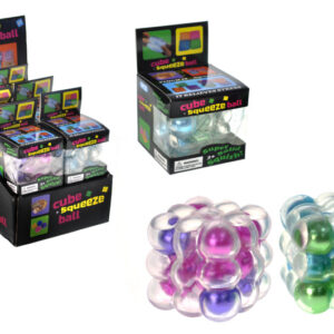 Сквіш-антистрес Куб Cube Squeeze ball в асортименті, короб.7x7см